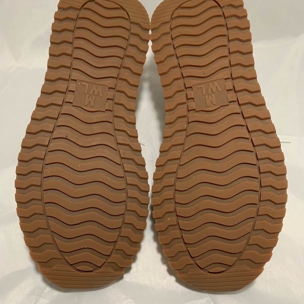 Madewell - Kickoff Trainer Sneakers in Leather and Spot Mix Calf Hair Size 8.5 - Picture 5 of 9
